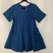 Free People Dresses | Free People All Over Seams Flare Mini Dress Tunic | Color: Blue | Size: Xs