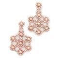 Kate Spade Jewelry | New Kate Spade New York Crystal Lace Earrings | Color: Gold/Red | Size: Os