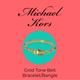 Michael Kors Jewelry | 2308 - Michael Kors Gold Tone Bracelet W/A Hinged Buckle Closure | Color: Gold | Size: Os