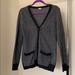 J. Crew Sweaters | J Crew Cashmere Cardigan Size M | Color: Black/Gray | Size: M