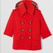 Burberry Jackets & Coats | Authentic Burberry Cotton Twill Hooded Trench Coat | Color: Red | Size: 10g