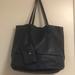 J. Crew Bags | J.Crew Carryall Leather Tote In Navy | Color: Blue | Size: Os