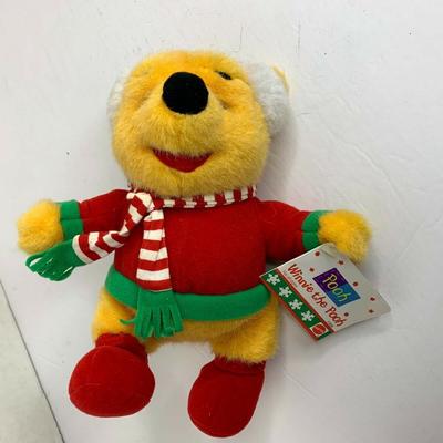 Disney Toys | Mattel Plush Stuffed Animal Toy Winnie The Pooh Wi | Color: Brown/Tan | Size: One Size
