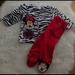 Disney Matching Sets | Disney Baby Minnie Mouse Outfit | Color: Black/Red | Size: 0-3mb