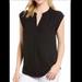 J. Crew Tops | J Cree Black Cap Sleeve Top Sz 2 | Color: Black | Size: 2