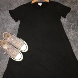 Lularoe Dresses | Black Lula Roe Dress | Color: Black | Size: Xxs