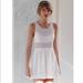 Free People Dresses | Free People White Daisy Waist Dress Taylor Swift Size 10 | Color: White | Size: 10