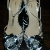 Kate Spade Shoes | Kate Spade Sandal | Color: Silver | Size: 9.5