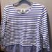 Anthropologie Tops | Lilli's Closet Anthropologie Striped Top | Color: Blue/White | Size: M