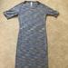 Lularoe Dresses | Lularoe Dress | Color: Blue/Gray | Size: Xs