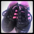 Adidas Shoes | Adidas Little Girl Soccer Shoes | Color: Black/Pink | Size: 11.5g