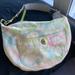 Coach Bags | Coach Hobo Pastel Scribble Canvas Purse | Color: Green/White | Size: Os