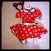 Disney Costumes | Minnie Mouse Child’s Costume | Color: Red/White | Size: Child’s Size 7-10