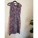 Anthropologie Dresses | Anthropologie Maeve Textured Floral Midi Dress | Color: Purple | Size: 8