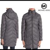 Michael Kors Jackets & Coats | Michael Kor Long Down Parka Jacket | Color: Gray | Size: S