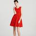 Kate Spade Dresses | Kate Spade - Red Lace Dress - Full Skirt | Color: Red | Size: 8