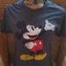 Disney Tops | Disney Mickey Mouse Short Sleeve T Shirt Size Smal | Color: Gray | Size: S