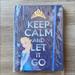 Disney Other | New! Disney Frozen Keep Calm & Let It Go Journal | Color: Blue | Size: 8 In X 6 In