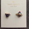 Kate Spade Jewelry | Kate Spade New York Tea Time Studs | Color: Blue/Red | Size: Os