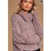 Free People Sweaters | Free People Bff Sweater - Medium - Nwt | Color: Gray/Purple | Size: M