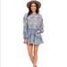 Free People Dresses | Free People Silver Sun Printed Dress | Color: Blue | Size: M