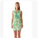 Lilly Pulitzer Dresses | Lilly Pulitzer Green/White Shift Dress | Color: Green/White | Size: Xs