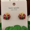 Kate Spade Jewelry | Kate Spade Little Ladybug Earrings | Color: Black/Red | Size: Os