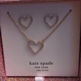 Kate Spade Jewelry | Bnib Kate Spade Scrunched Scallop Jewelry Set | Color: Gold/Pink | Size: Os