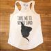 Disney Tops | Disney Peter Pan Racer Back Tank Top | Color: Gray/White | Size: L