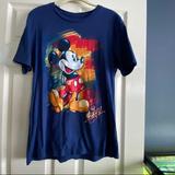 Disney Shirts | Disney Store Mickey Mouse T Shirt | Color: Blue | Size: M