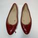 Zara Shoes | 2 For $40 Sale | Zara | Red Snakeskin Flats | Color: Red | Size: 6