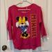 Disney Shirts & Tops | Disney Minnie Mouse 3/4 Sleeve Shirt | Color: Pink | Size: Xlg