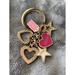Coach Accessories | Coach Multi Charm Heart & Star Keychain | Color: Pink/Silver | Size: Os