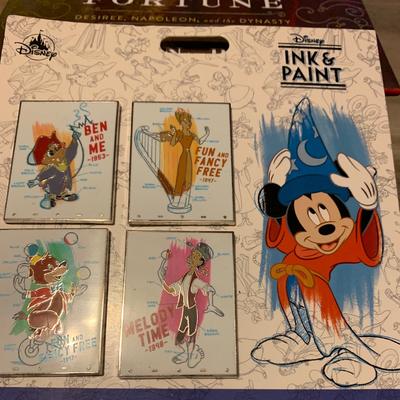 Disney Other | Disney Ink And Paint Pin Set | Color: Tan | Size: Os