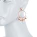 Kate Spade Jewelry | New Kate New York Large Bauble Hoop Earrings | Color: Pink | Size: 2.25"