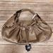 Burberry Bags | Burberry Calfskin Warrior Hobo Bag | Color: Gold | Size: 15" X 7.5"