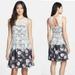 Jessica Simpson Dresses | Jessica Simpson Black Floral Lace Dress Size 4 | Color: Black/White | Size: 4