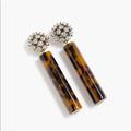 J. Crew Jewelry | J. Crew Crystal And Tortoise Drop Earrings | Color: Brown/Tan | Size: Os