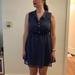 Urban Outfitters Dresses | Chiffon Polka Dot Dress | Color: Blue | Size: M