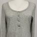 J. Crew Tops | J. Crew Long Sleeve Henley Snap Front Top. | Color: Gray | Size: L