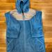 The North Face Jackets & Coats | Blue Fuzzy North Face Zip Up Jacket Girls Size L | Color: Blue | Size: Lj