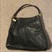 Coach Bags | Coach Genuine Black Leather Shoulder Bag | Color: Black | Size: Os