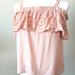 Jessica Simpson Tops | Jessica Simpson Off The Shoulder Tank Blush Sz S | Color: Pink | Size: S