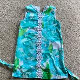 Lilly Pulitzer Dresses | Lilly Pulitzer Blue First Impressions Size 8 | Color: Blue/Green | Size: 8g