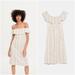 Zara Dresses | Nwt Zara Size S Textured Weave Dress | Color: Brown/White | Size: S