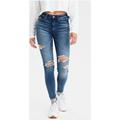 American Eagle Outfitters Jeans | Ae American Eagle Women Super Hi-Rise Jegging- Nwt | Color: Blue | Size: 12