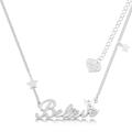 Disney Jewelry | Disney Couture Tinker Bell Believe Necklace | Color: Silver | Size: Os