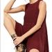 Free People Dresses | Free People Ruffle Sleeveless Sweater Dress | Color: Red | Size: S