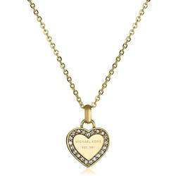 Michael Kors Jewelry | Mk Women's Stainless Steel Pendant Necklace | Color: Gold | Size: Os