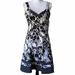 Nine West Dresses | Nine West Floral Dress | Color: Black/White | Size: 4